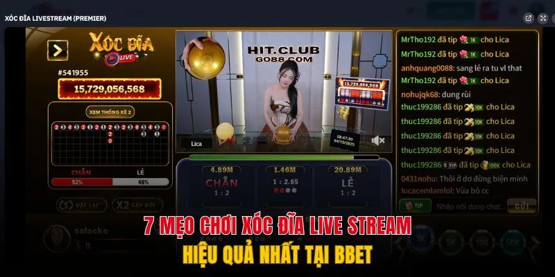 7 mẹo chơi xóc đĩa live stream hiệu quả nhất tại BBET