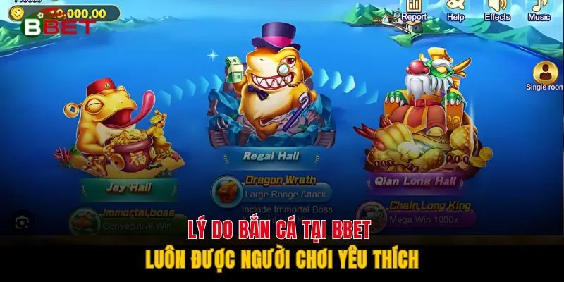 Lý do bắn cá tại BBET luôn được người chơi yêu thích